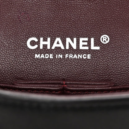 Chanel Lambskin Quilted Medium Double Flap Black 6 of 20