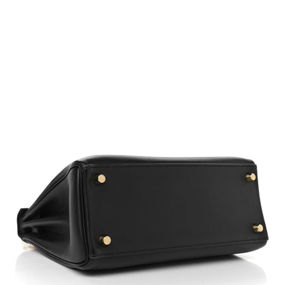 Hermes Swift Kelly Retourne 25 Black 4 of 14