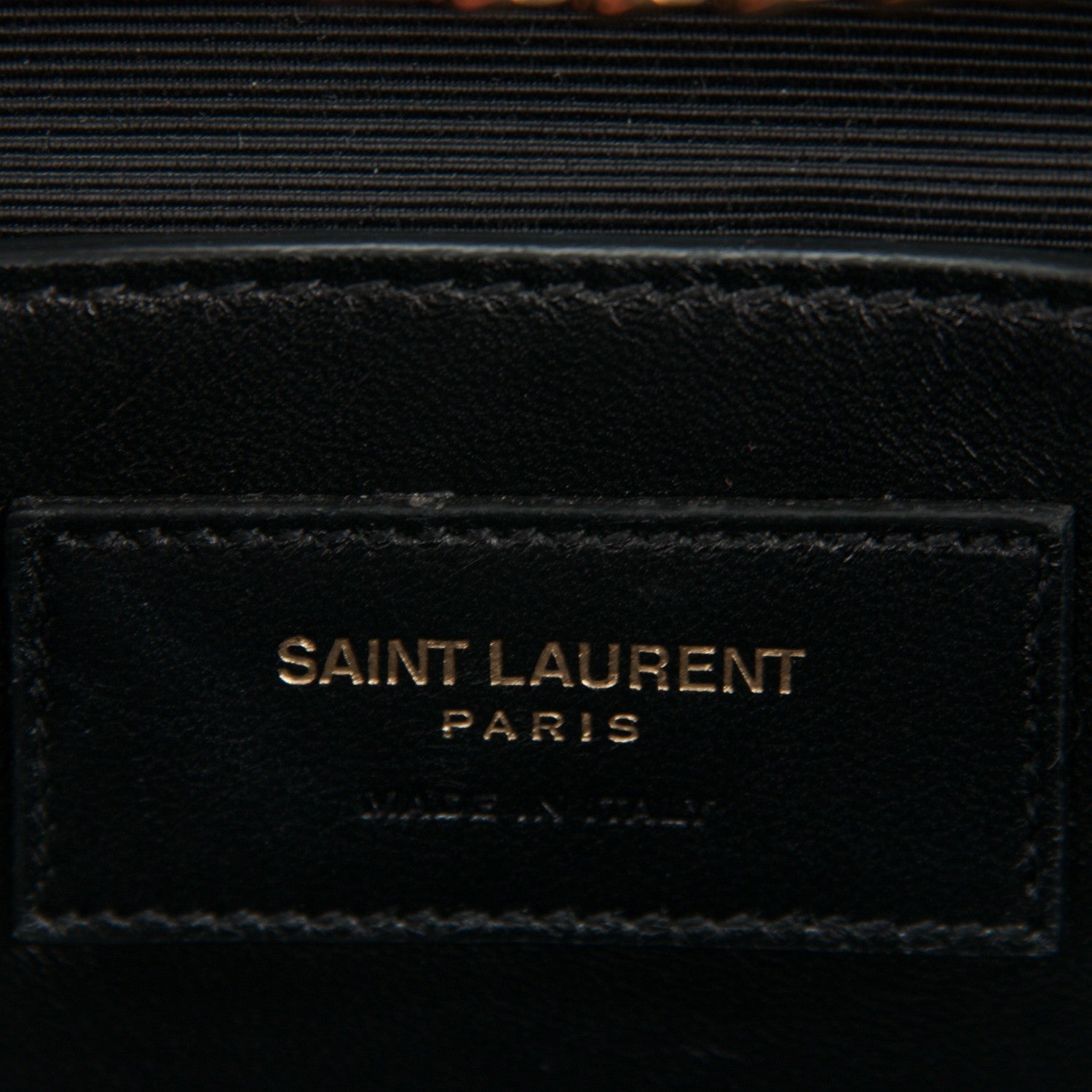 Saint Laurent Grain De Poudre Medium Classic Monogram Kate Satchel Black 6 of 6