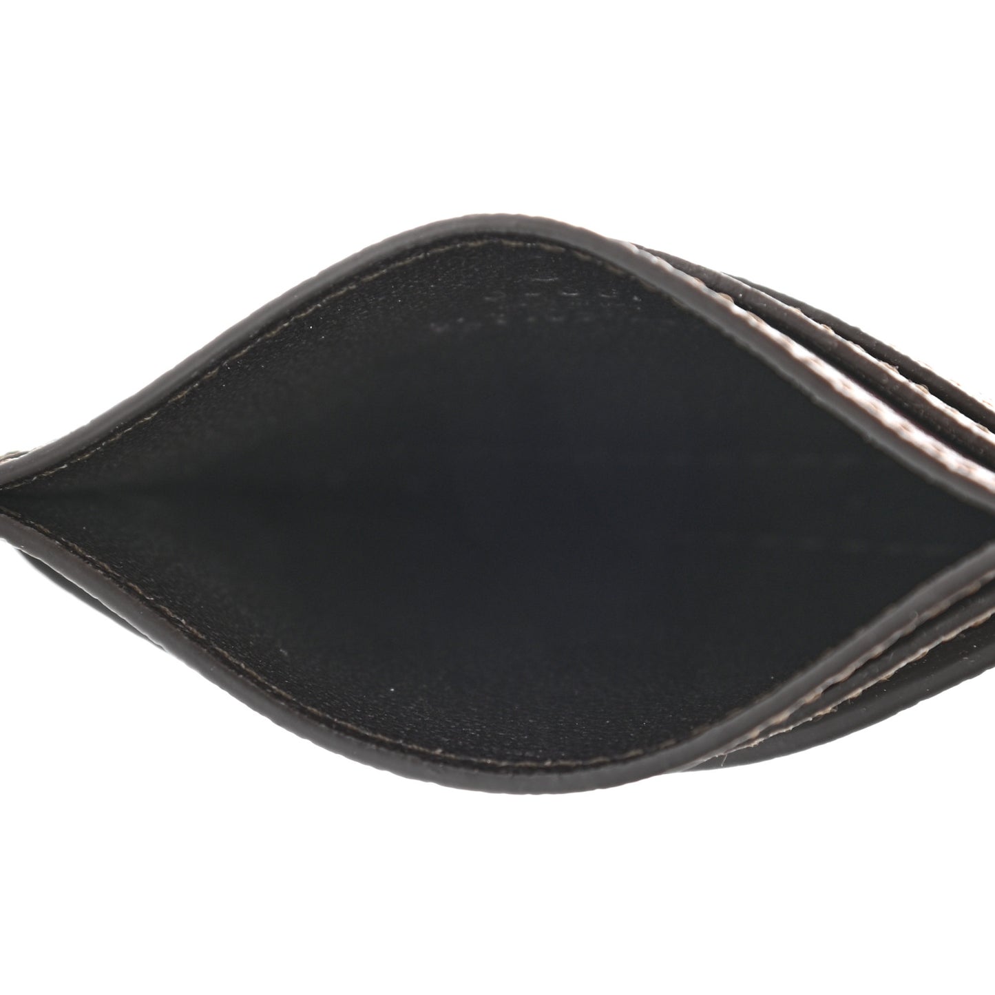 GG Supreme Monogram Ophidia Card Holder Brown