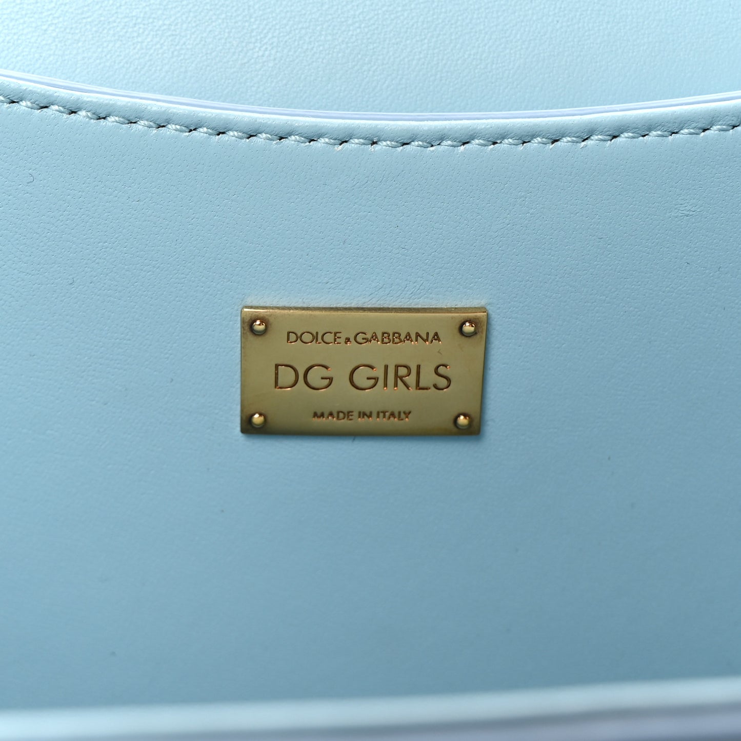 Brocade DG Girls Shoulder Bag Light Blue
