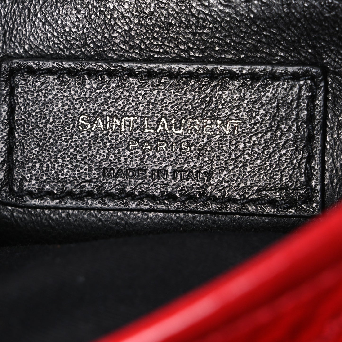 Crinkled Calfskin Matelasse Monogram Baby Niki Chain Satchel Rouge Eros