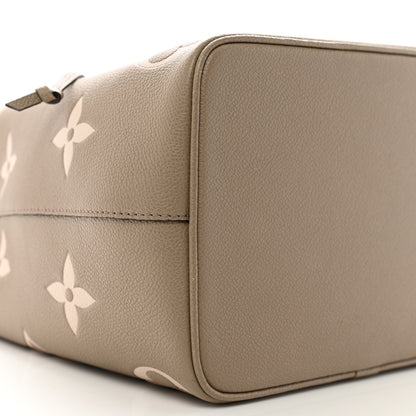 Louis Vuitton Empreinte Monogram Giant Neonoe MM Tourterelle Creme 9 of 11