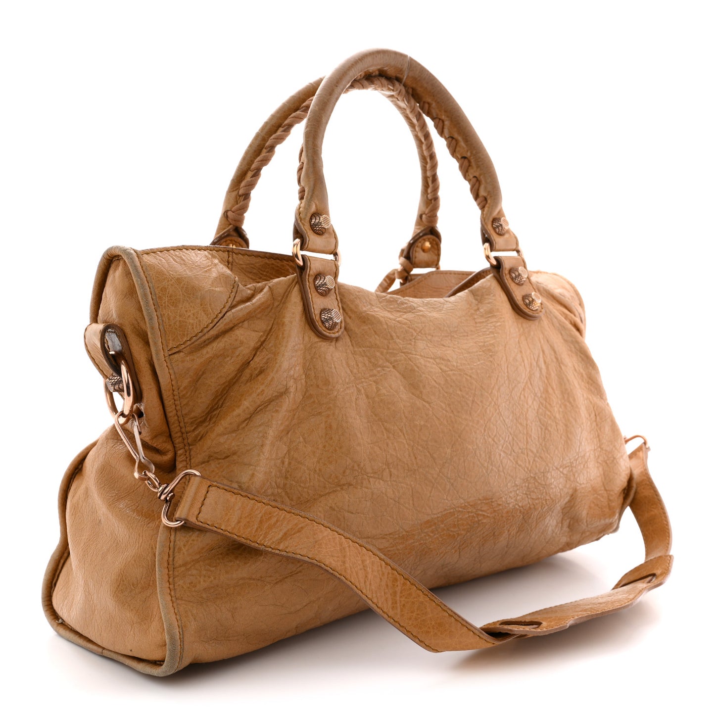 Agneau Giant 12 Rose Gold Hardware City Cumin