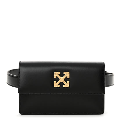 Off-White Calfskin Jitney Belt Bag Black 1 of 11