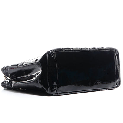Chanel Patent Grand Shopping Tote GST Black 4 of 7