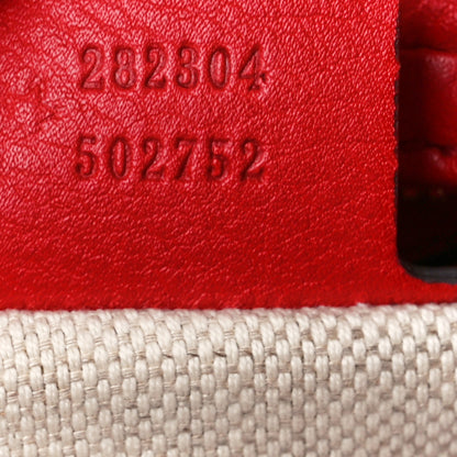 Gucci Pebbled Calfskin Large Soho Hobo Red 7 of 11