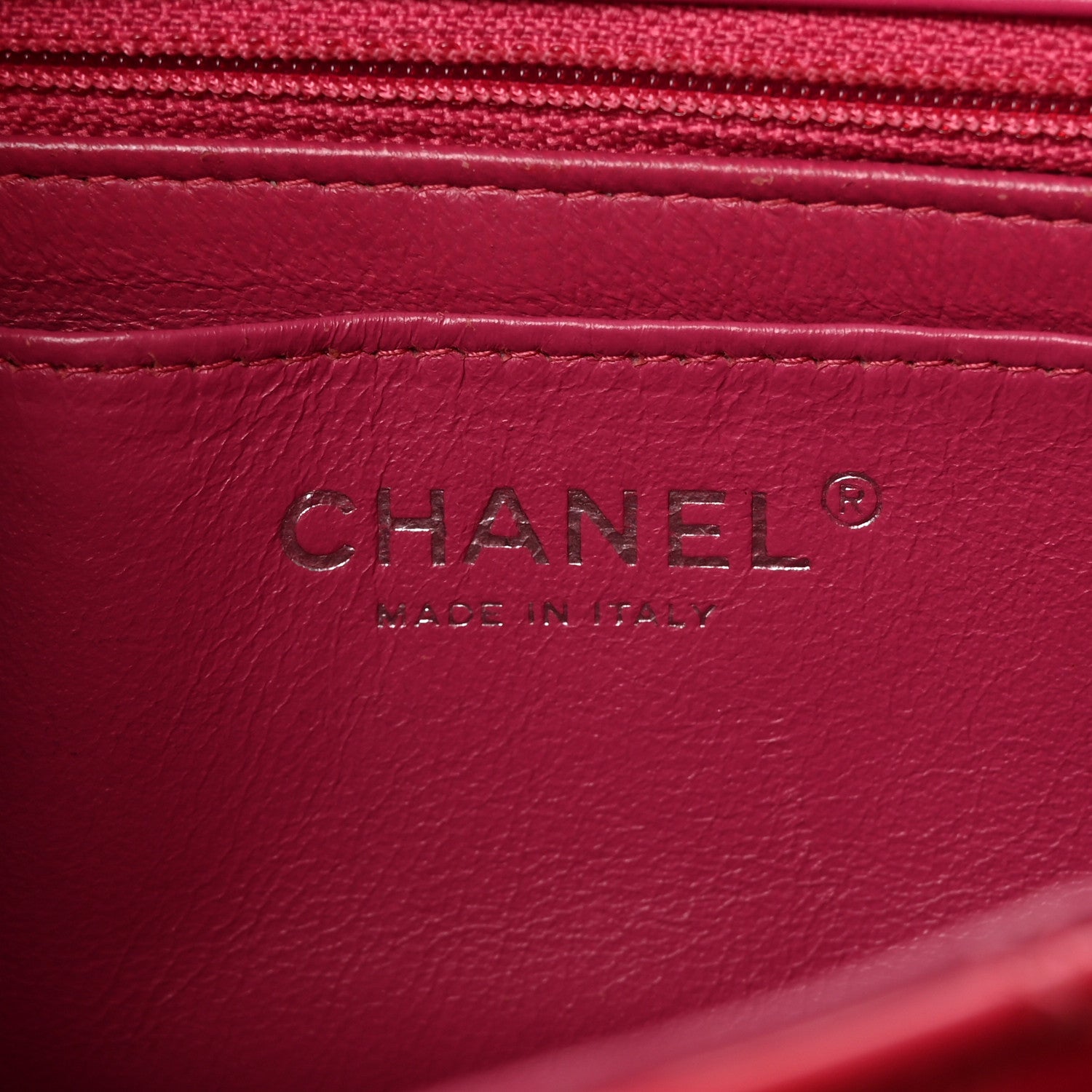 Chanel Patent Calfskin Quilted Mini Rectangular Flap Pink 6 of 10