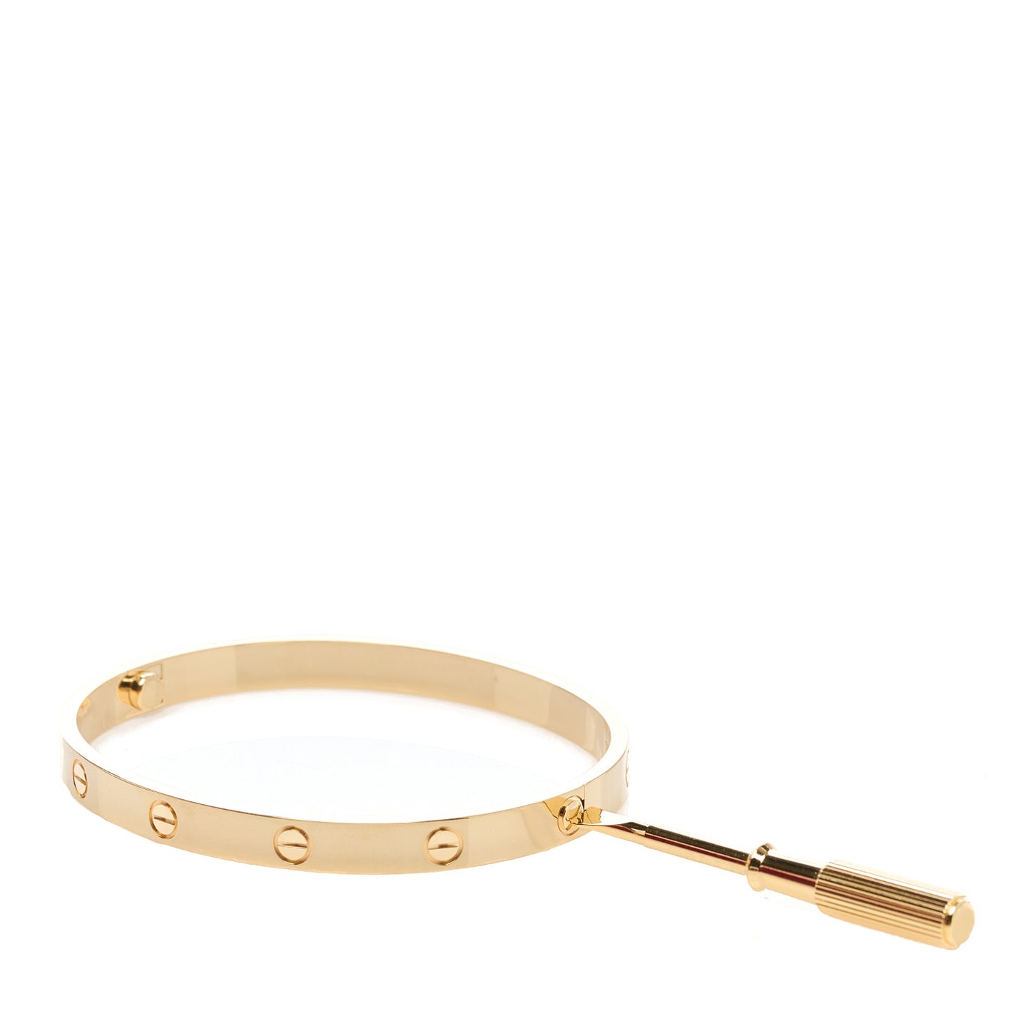 18K Yellow Gold LOVE Bracelet 19