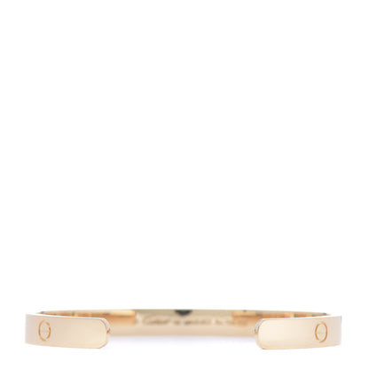 Cartier 18K Yellow Gold LOVE Cuff Bracelet 19 3 of 6