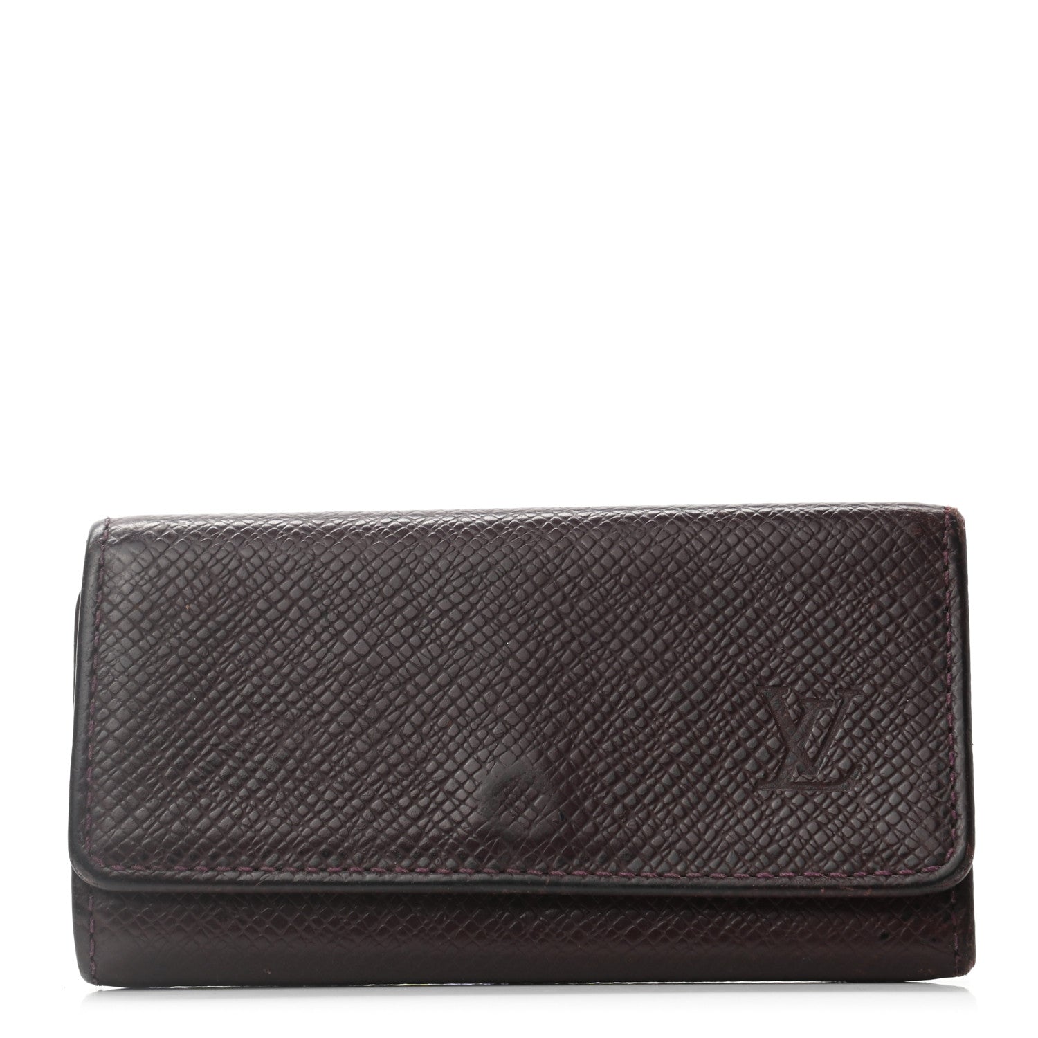 Louis Vuitton Taiga 4 Key Multicles Holder Acajou 1 of 6