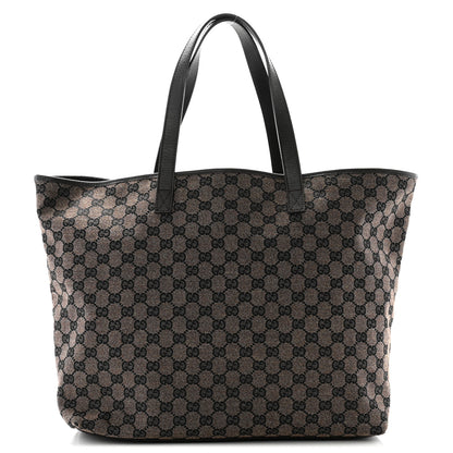 Gucci Monogram Large Tote Dark Brown 1 of 12