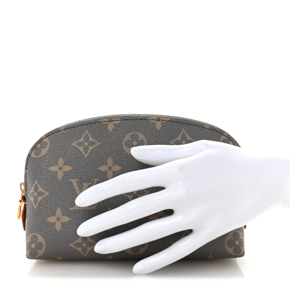 Louis Vuitton Monogram Trianon Cosmetic Pouch PM Grey 2 of 8