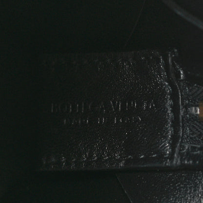 Bottega Veneta Lambskin Maxi Intrecciato Small Cassette Camera Bag Black 6 of 9