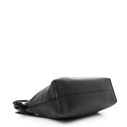 Loewe Calfskin Flamenco Knot Bag Black 4 of 10