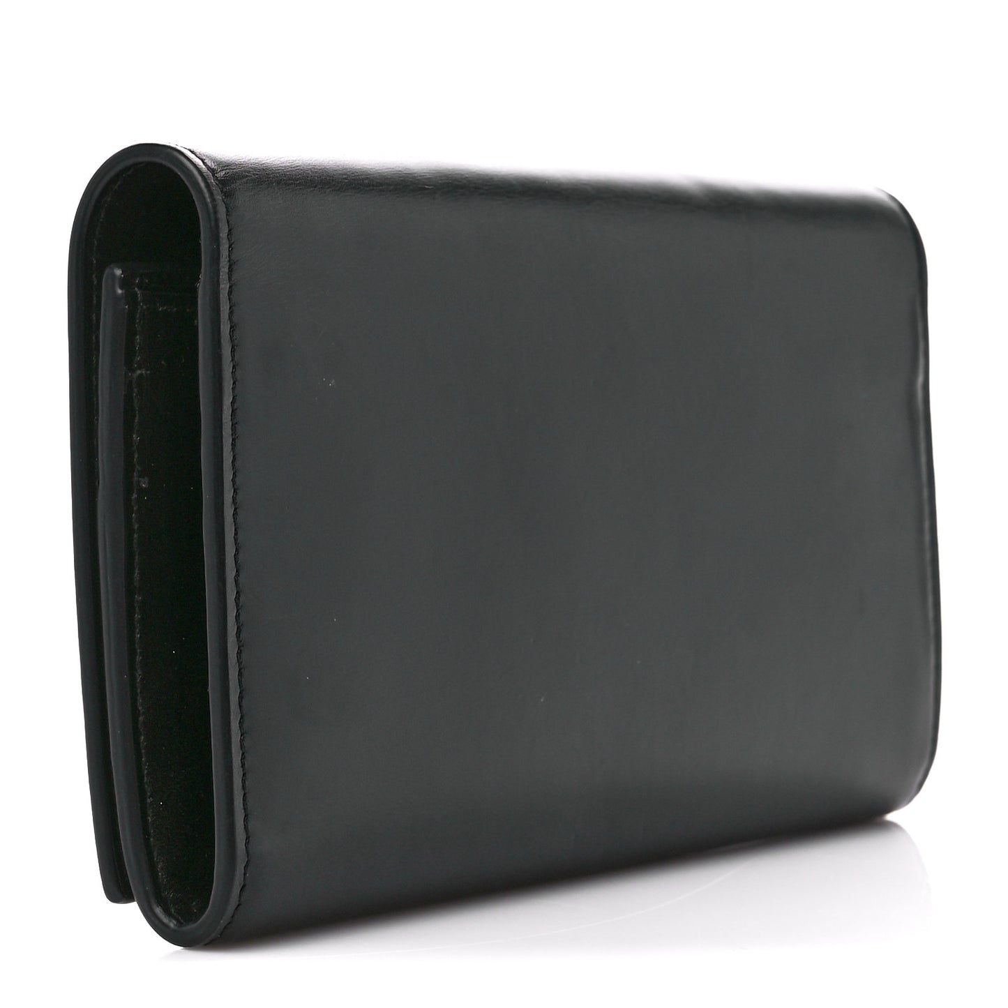 Smooth Calfskin Classic Monogram Cassandre Wallet Black