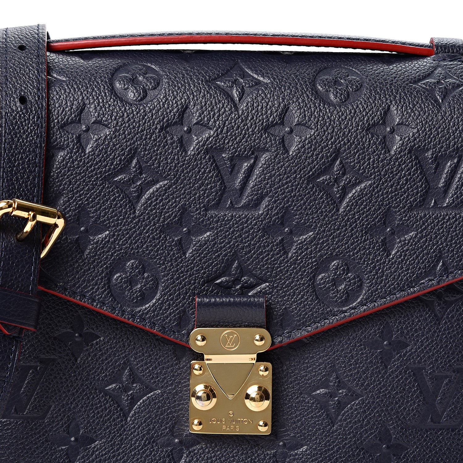 Louis Vuitton Empreinte Pochette Metis Marine Rouge 9 of 9