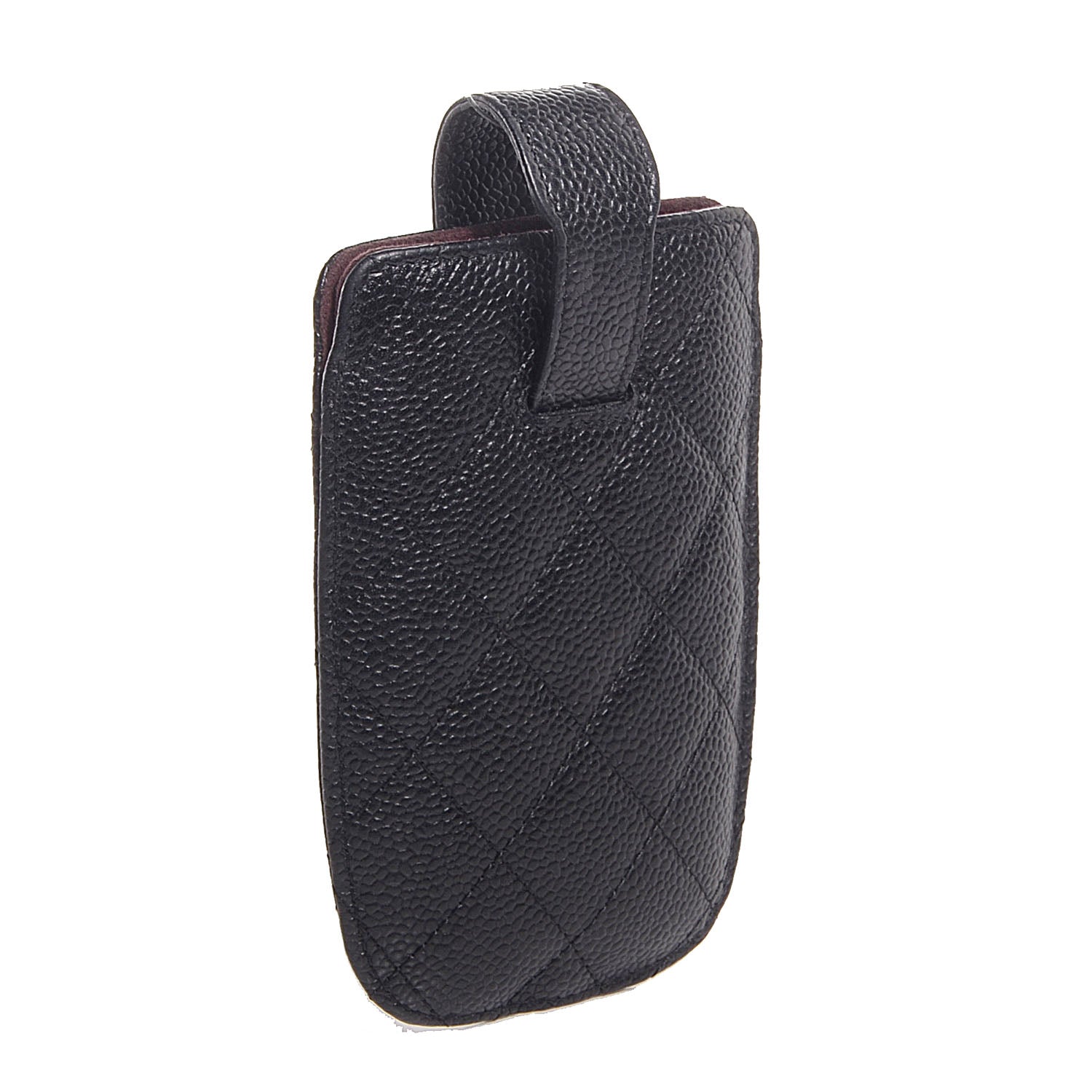 Chanel Caviar Quilted Cell Phone Case Black 3 of 8