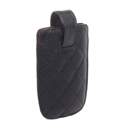 Chanel Caviar Quilted Cell Phone Case Black 3 of 8