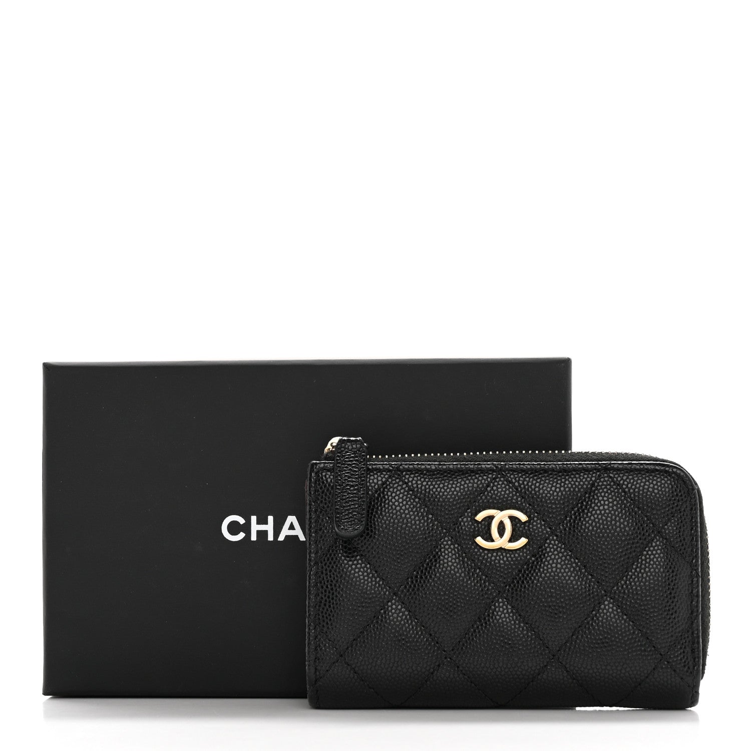 Chanel Caviar Quilted Key Holder Case Black 12 of 12