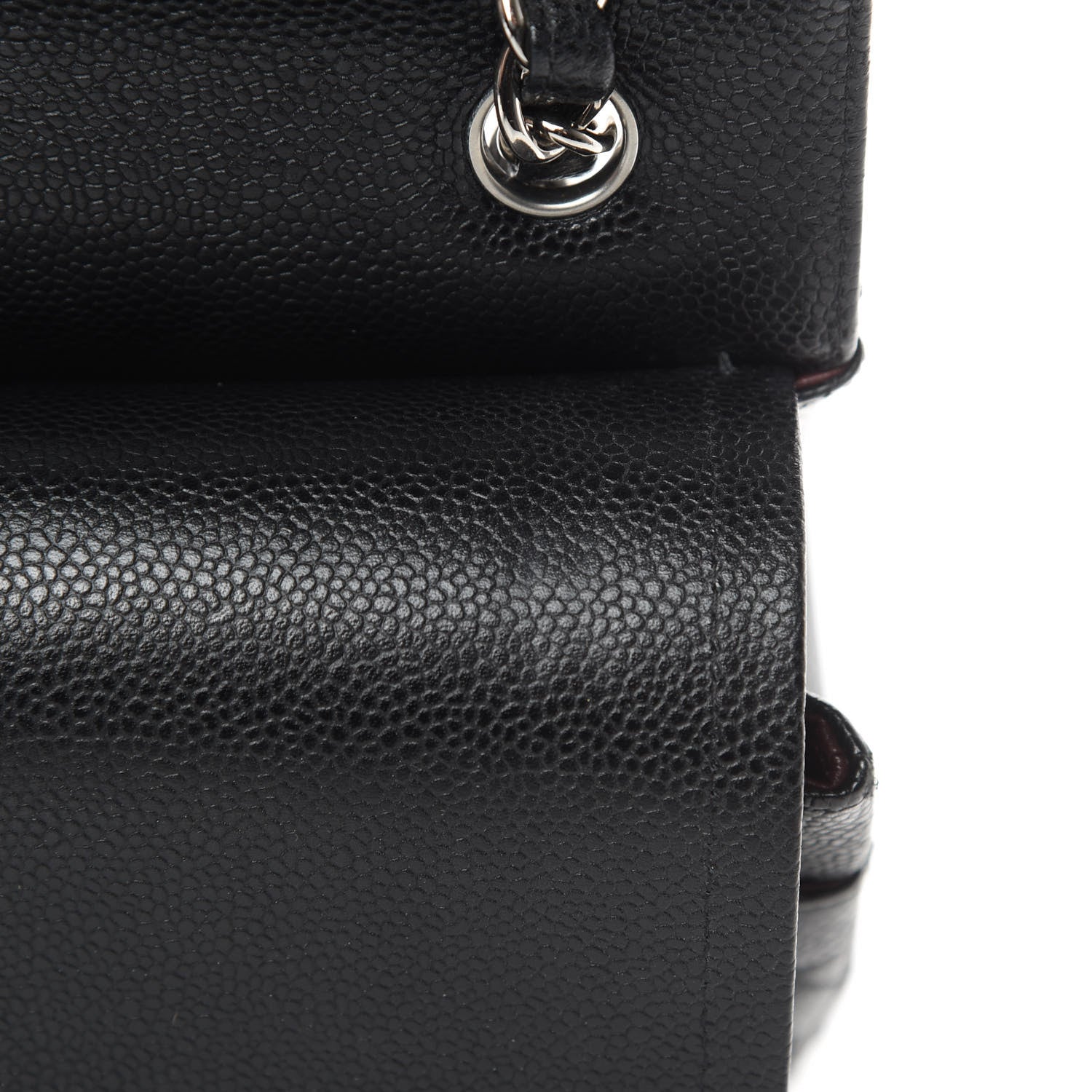 Chanel Caviar Quilted Jumbo Double Flap Black 13 of 16