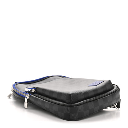 Louis Vuitton Damier Graphite Avenue Slingbag NM Indigo Blue 4 of 13