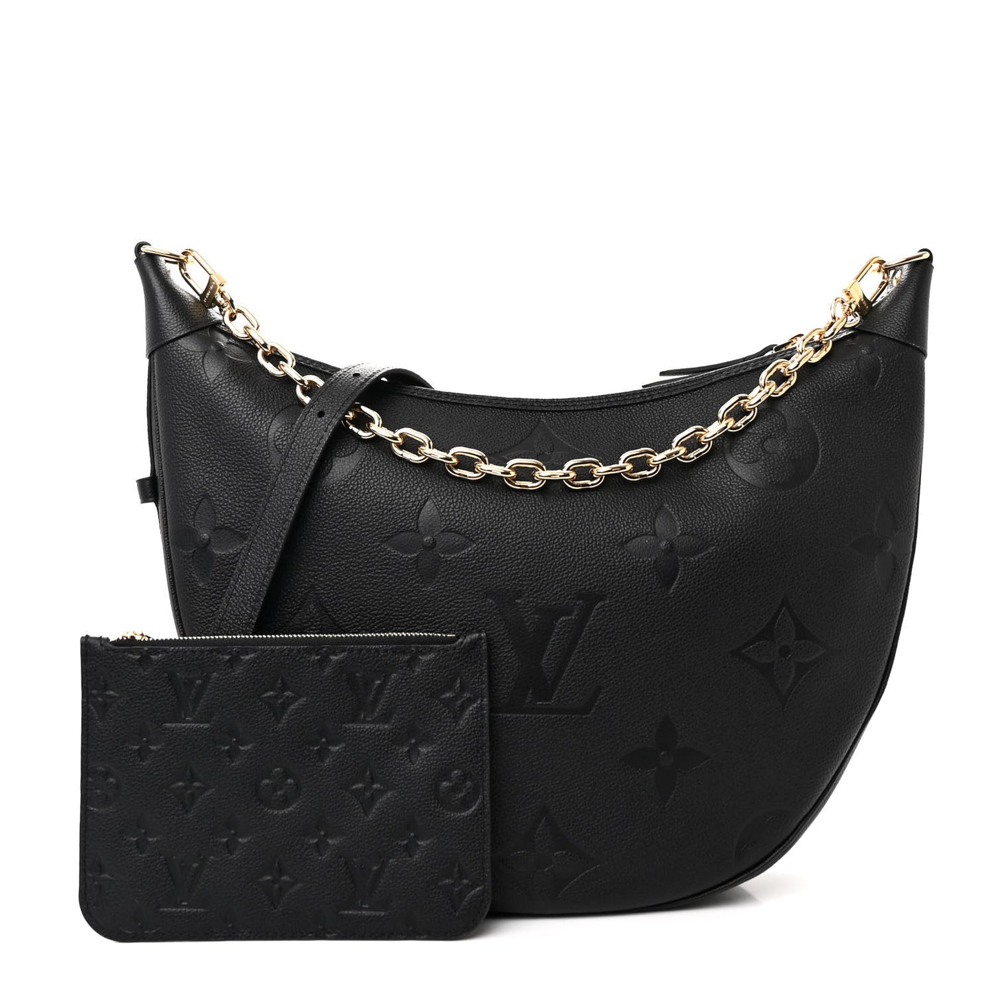 Empreinte Monogram Giant Loop Hobo Black