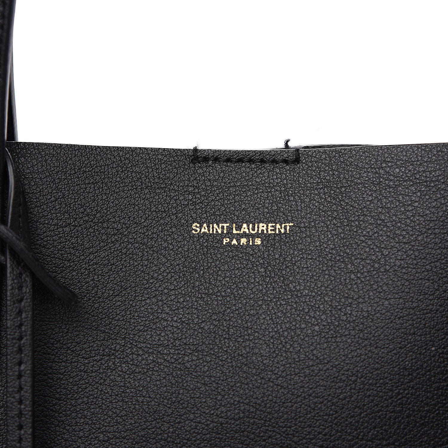 Saint Laurent Calfskin Large Shopping Tote Black 8 of 8
