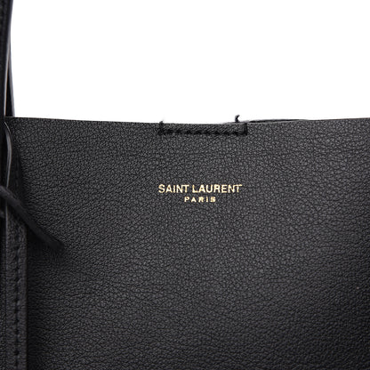 Saint Laurent Calfskin Large Shopping Tote Black 8 of 8