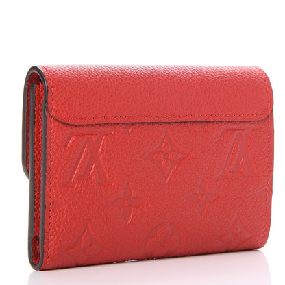 Louis Vuitton Empreinte Pont-Neuf Compact Wallet Cherry 3 of 8