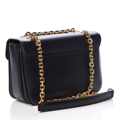 Celine Shiny Calfskin Medium C Bag Black 3 of 9