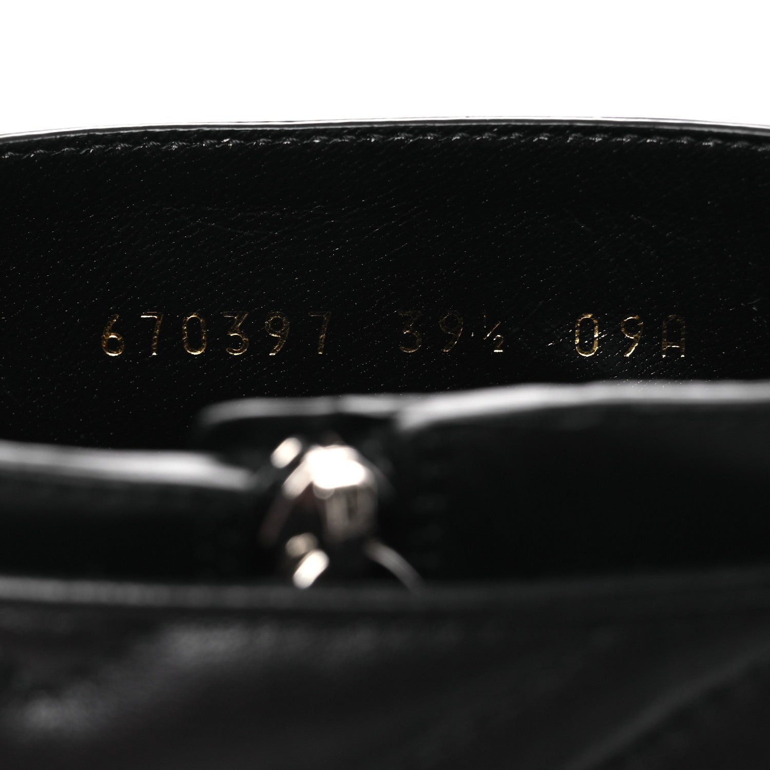 Gucci Flores Calfskin Nappa Matelasse GG 40mm Ankle Boots 39.5 Black 10 of 10
