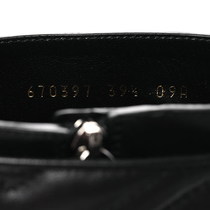 Gucci Flores Calfskin Nappa Matelasse GG 40mm Ankle Boots 39.5 Black 10 of 10