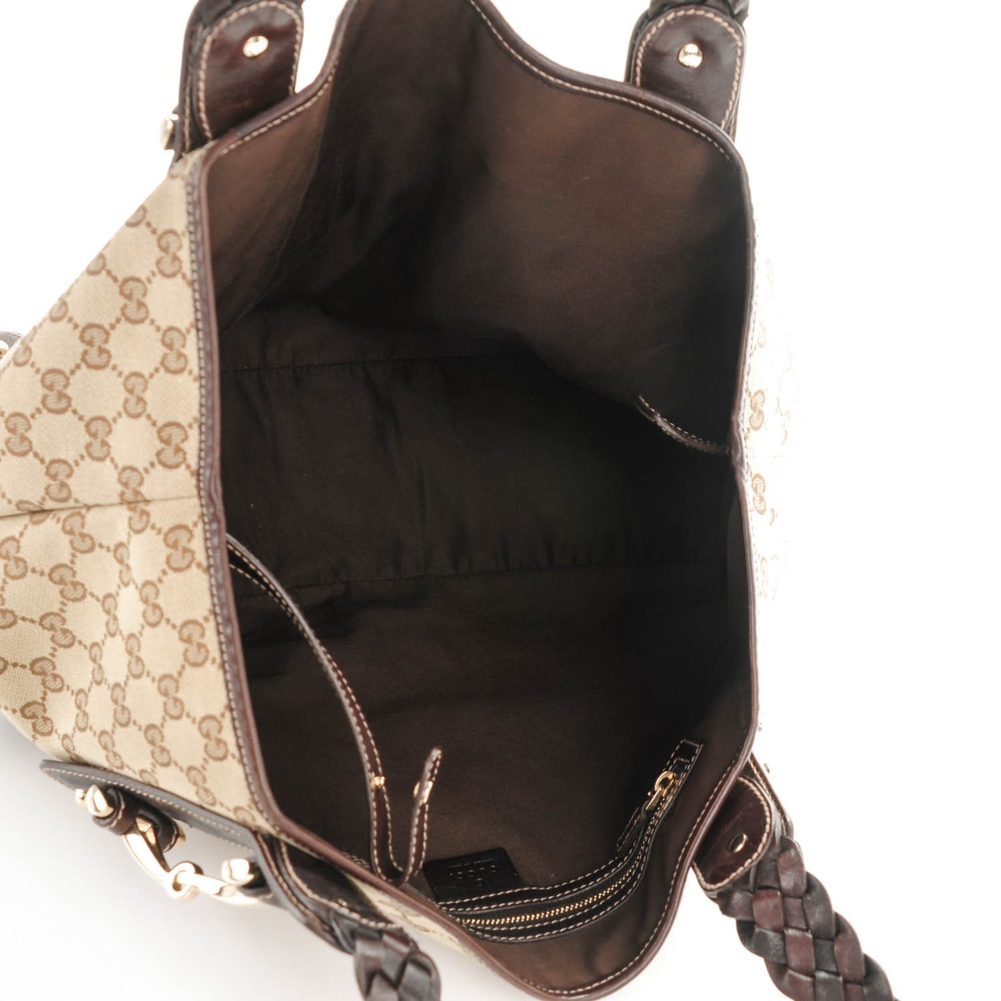 Monogram Medium Pelham Shoulder Bag Dark Brown