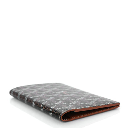 Goyard Goyardine Grenelle Passport Wallet Black Gold 6 of 7