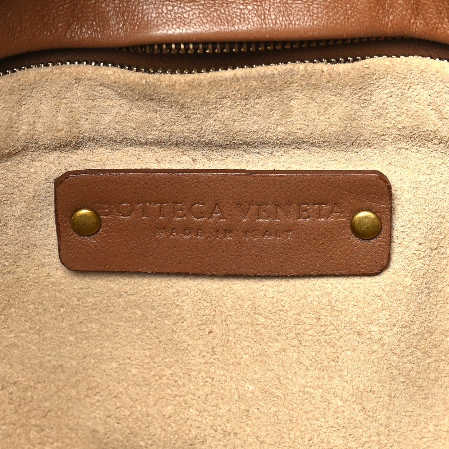 Nappa Intrecciato Capri Tote Maple