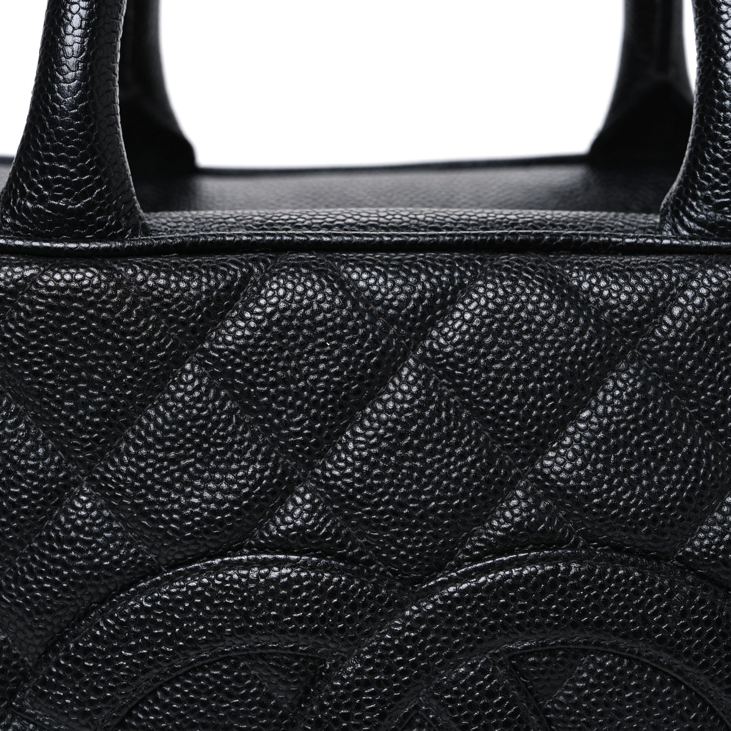 Chanel Caviar Quilted Large Bowler Black 8 of 10