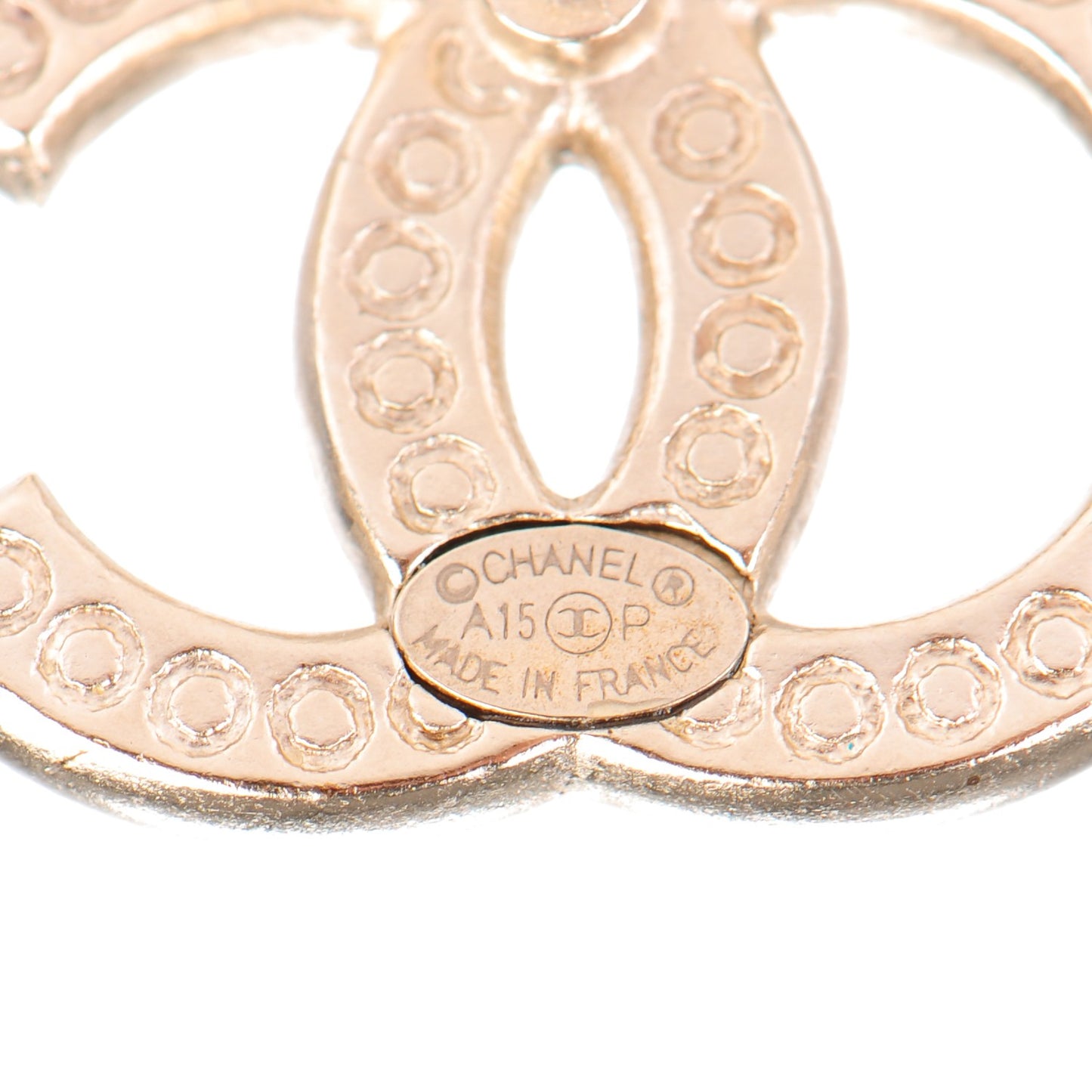 Crystal CC Earrings Gold