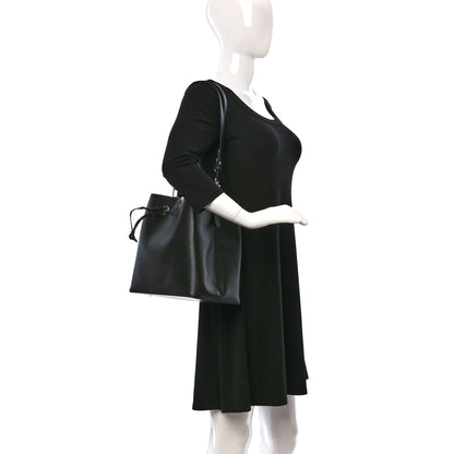 Louis Vuitton Epi NeoNoe MM Black 2 of 12