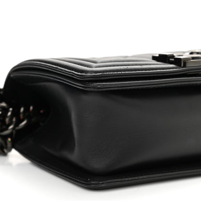 Chanel Calfskin Quilted Small Boy Flap So Black 9 of 12