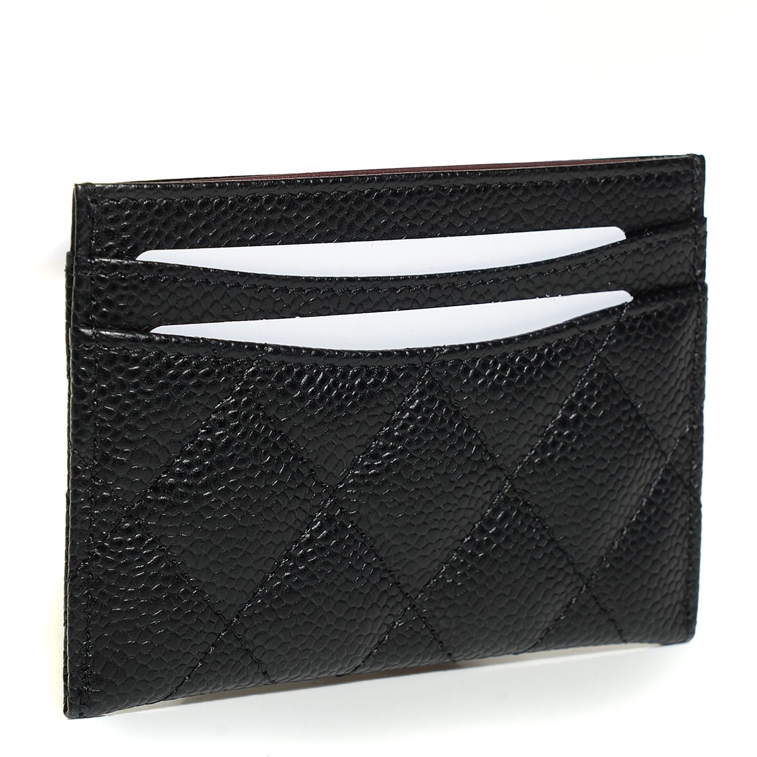 Chanel Caviar Quilted Card Holder Black 3 of 8