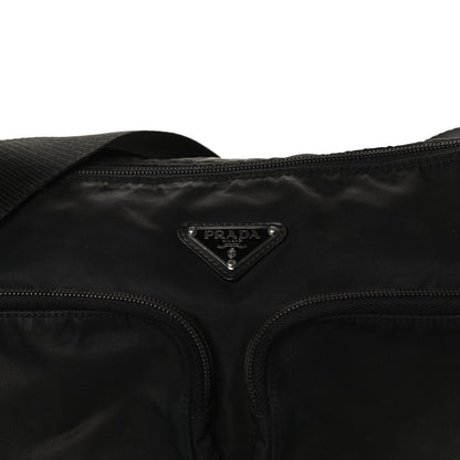 Prada Nylon Vela Messenger Bag Black 7 of 14