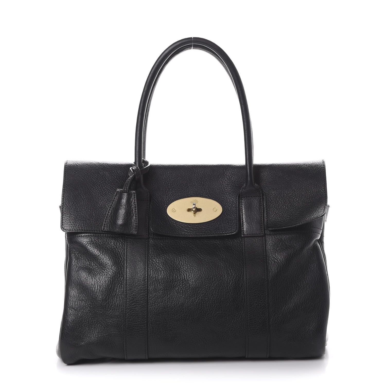 Mulberry Natural Leather Small Bayswater Black 1 of 20