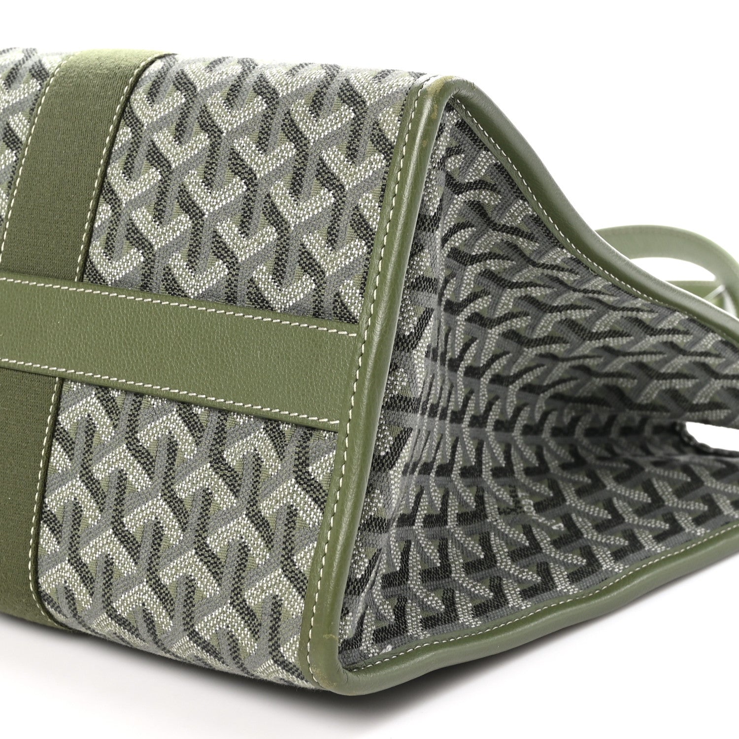 Goyard Goyardine Villette MM Tote Khaki 10 of 10