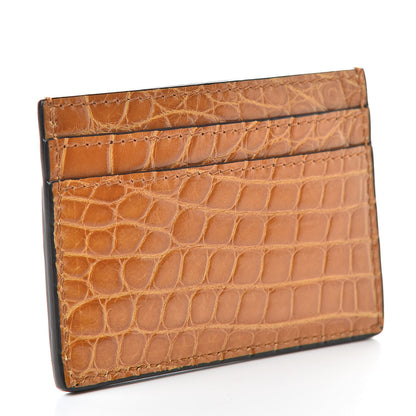 Gucci Crocodile GG Ophidia Card Holder Cognac 3 of 7