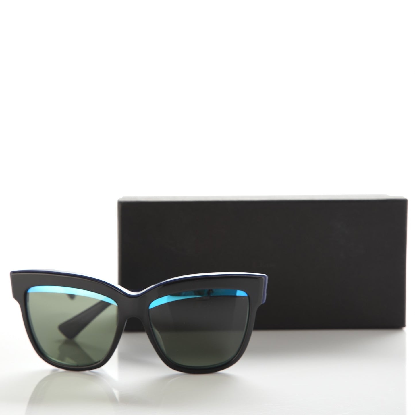 Graphic Sunglasses Black Blue