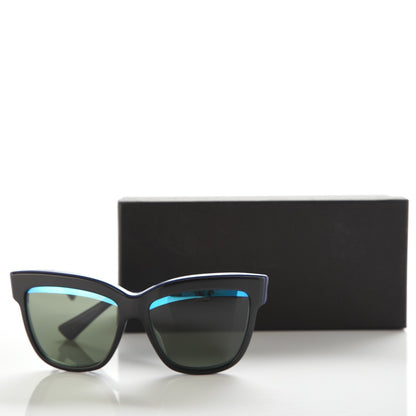 Christian Dior Graphic Sunglasses Black Blue 8 of 8