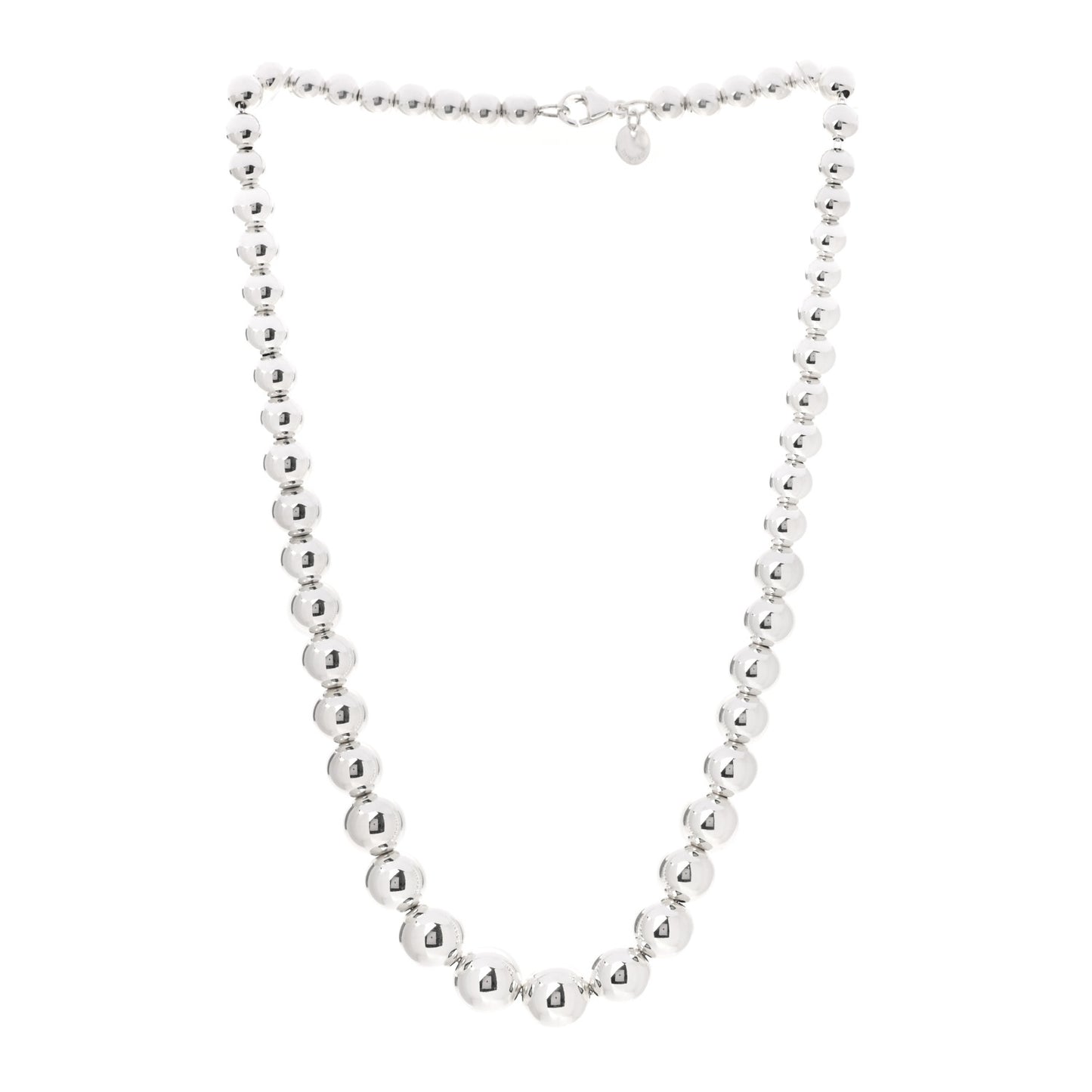 Sterling Silver HardWear Graduated Ball Necklace