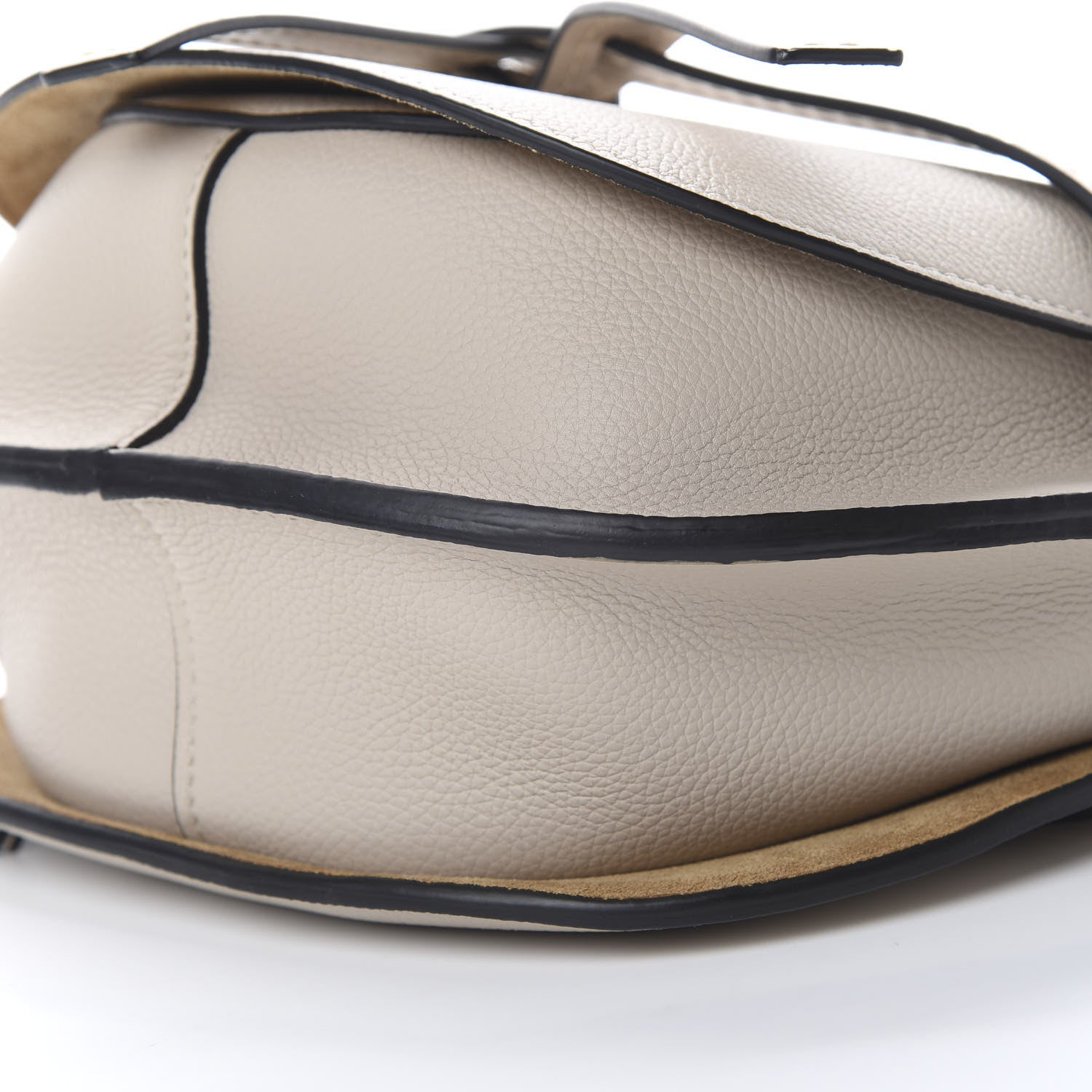 Loewe Grained Calfskin Small Gate Crossbody Bag Light Oat 9 of 9