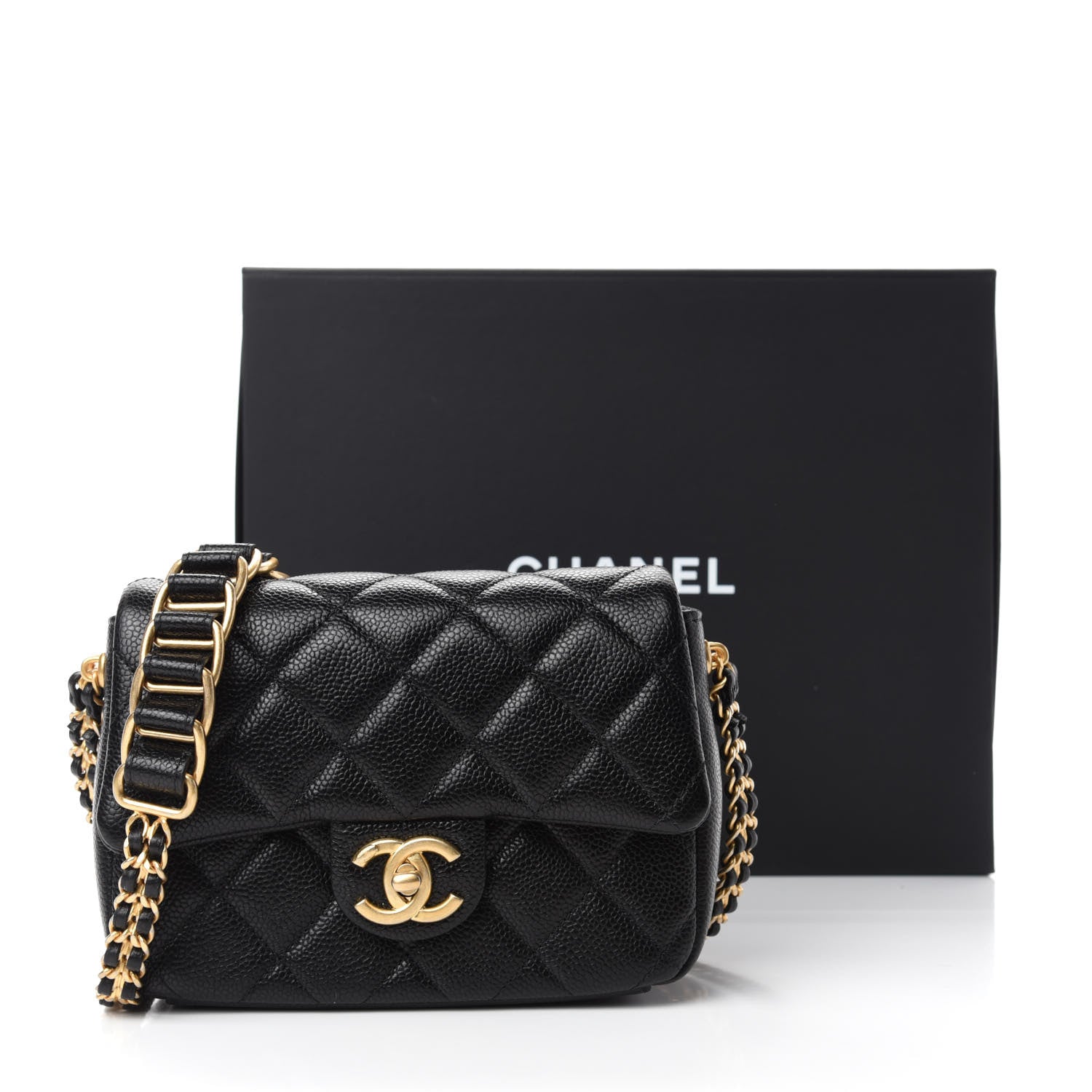 Chanel Caviar Quilted Mini Chain Soul Flap Black 13 of 13
